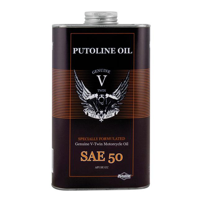 PUTOLINE Motorolja SAE 50 Putoline Sea 50 Mono Grade Motorolja Mineral. 1 Liter Customhoj