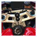 SP Connect Mobilhållare Most sports bikes with clip-on style handlebars SP Connect™, Moto Stem Mount For Clip-Ons Customhoj