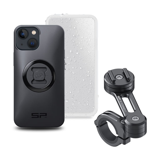 SP Connect Mobilhållare Paket iPhone 13 Mini SP Connect™ Moto Bundle Customhoj