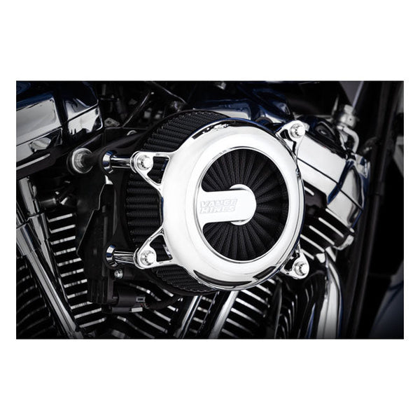Vance & Hines Air Cleaner Harley 16-17 Softail; 2017 FXDLS; 08-16 Touring, Trike. (e-throttle) / Chrome Vance & Hines VO2 Rogue Air Cleaner for Harley Customhoj