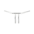 WILD1 T-Bar/Clubstyle Fat Krom Wild1 1.25" Chubby pullback drag Styre. 10" rise Svart/Krom Customhoj